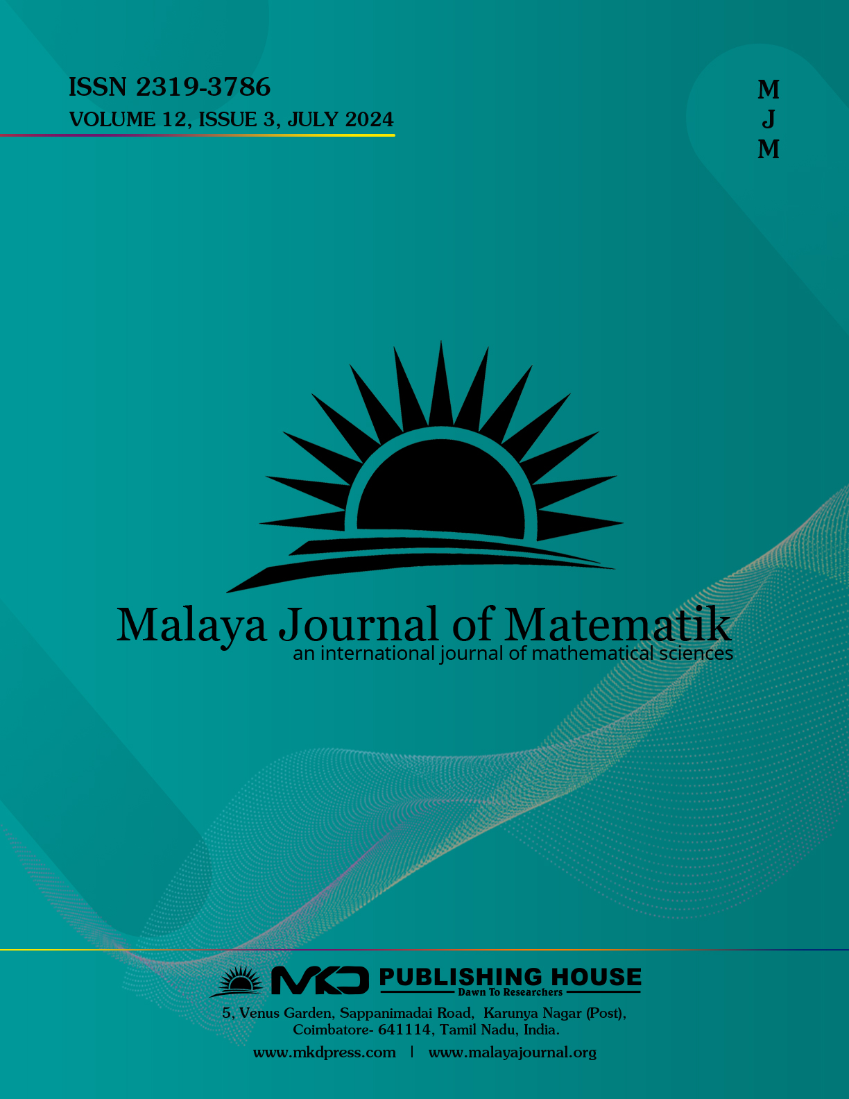 					View Vol. 12 No. 03 (2024): Malaya Journal of Matematik (MJM)
				